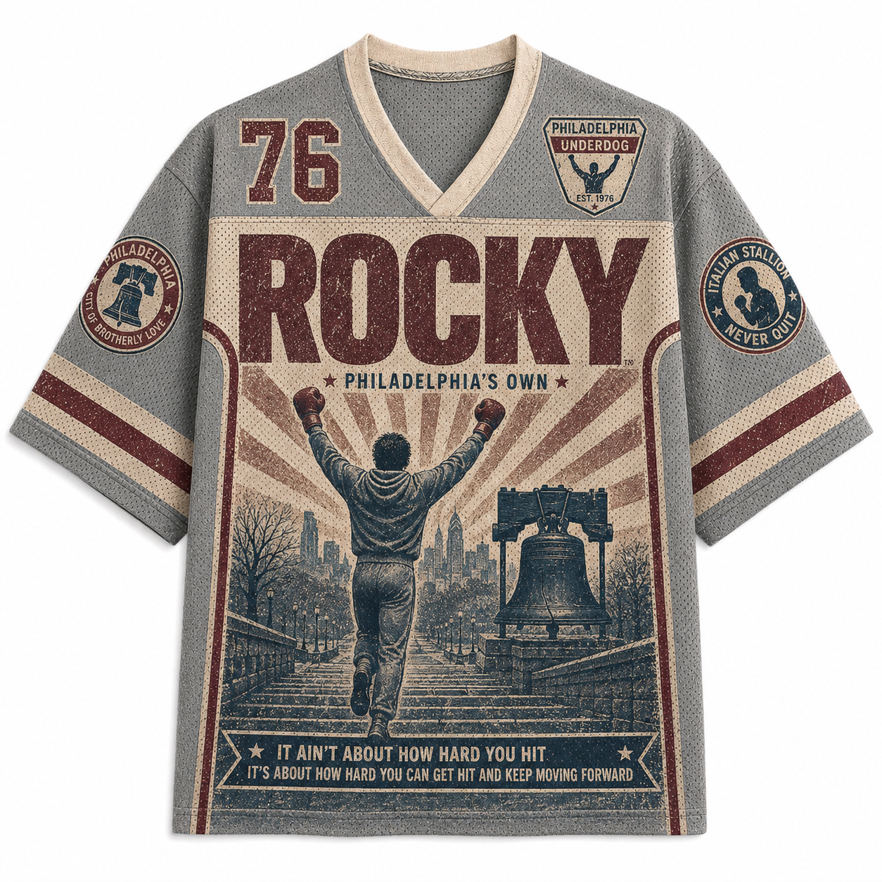 Rocky Balboa "Philadelphia's Own" 1976 Boxing Jersey Shirts