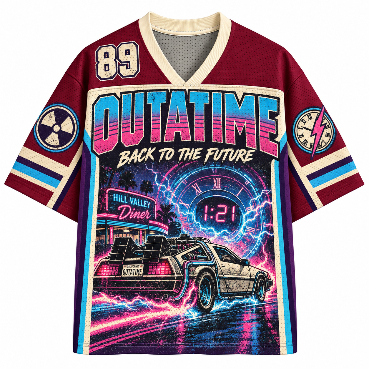 Back to the Future "OUTATIME Delorean" Jersey