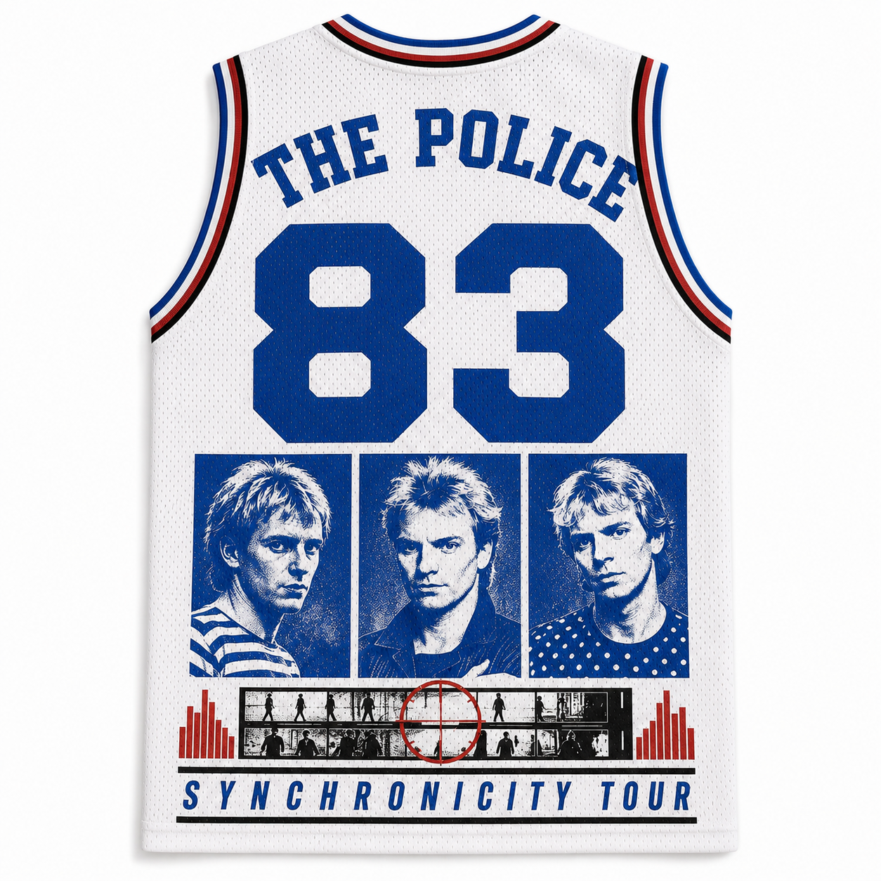 The Police Synchronicity 1983 Concert Retro Jersey Tank 