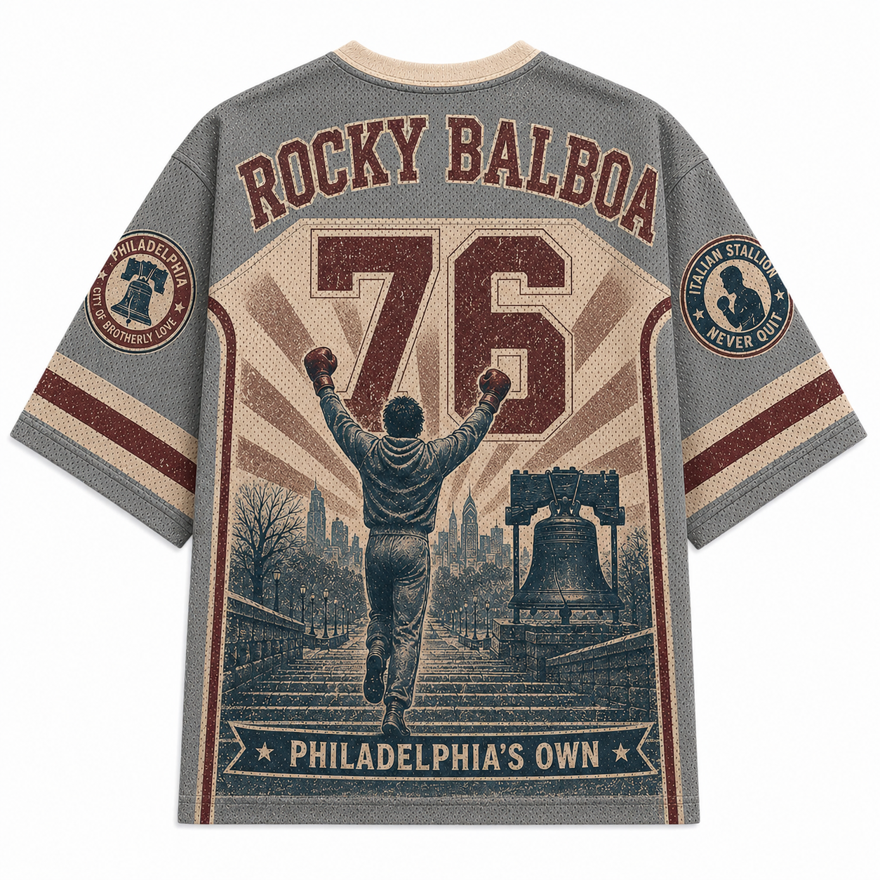 Rocky Balboa "Philadelphia's Own" 1976 Boxing Jersey Shirts