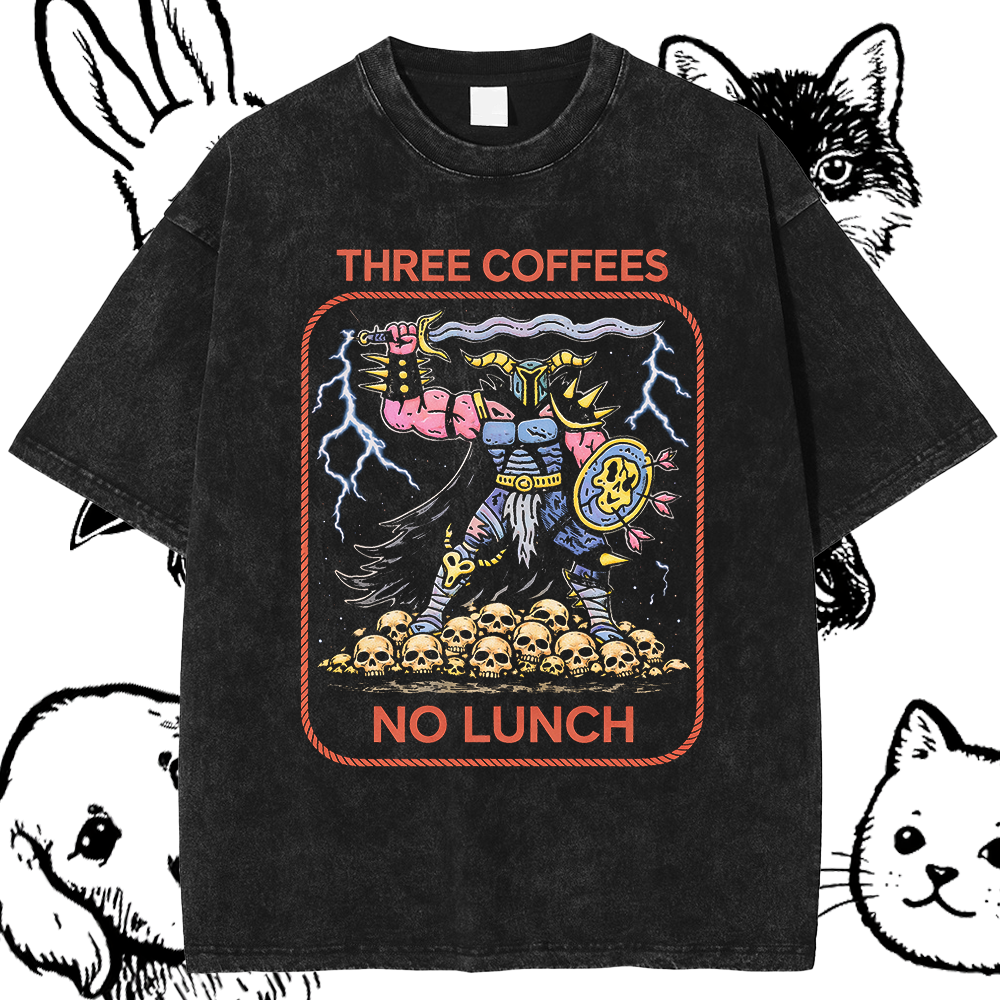 Three Coffees No Lunch Warrior