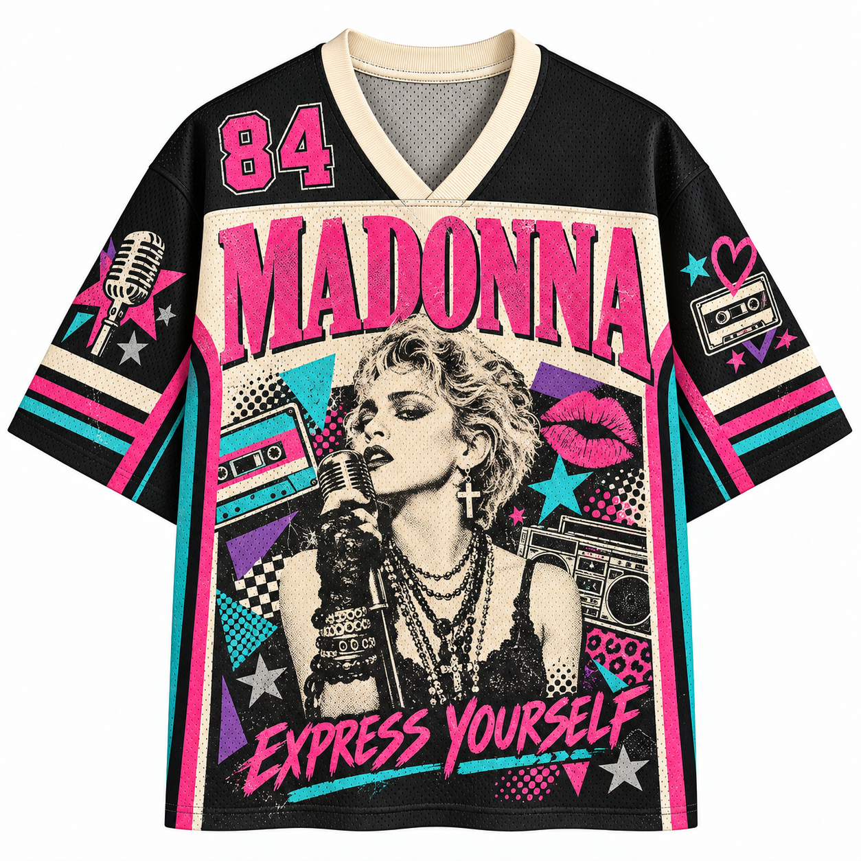 Madonna Express Yourself 1984 Vintage Mesh Jersey