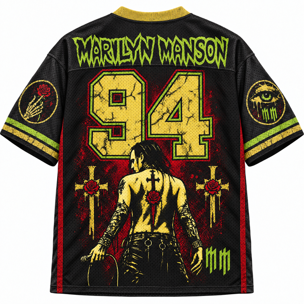 Marilyn Manson Portrait Vintage Jersey