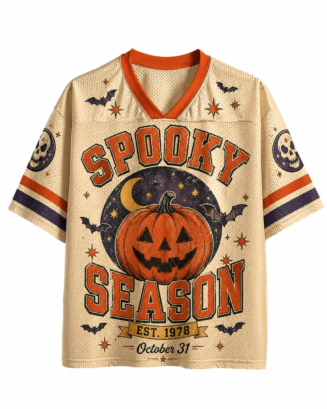 Spooky Season Vintage Halloween Jersey Shirts