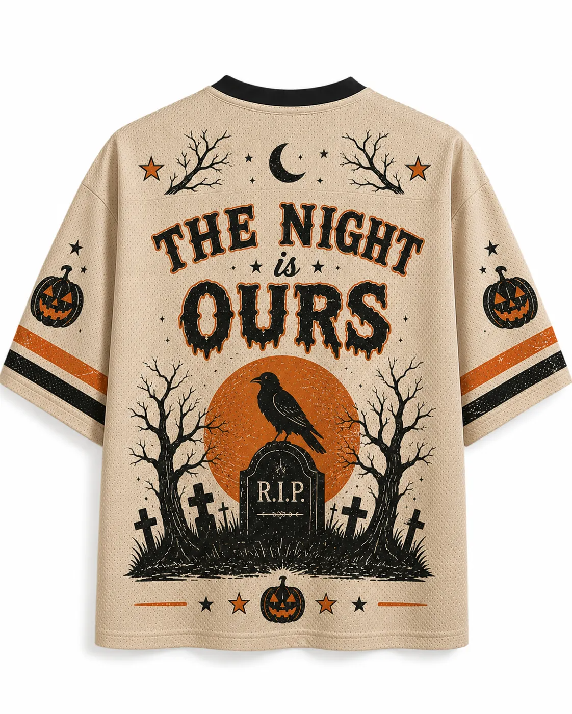 All Hallows Eve Spooky Season Jersey Shirts