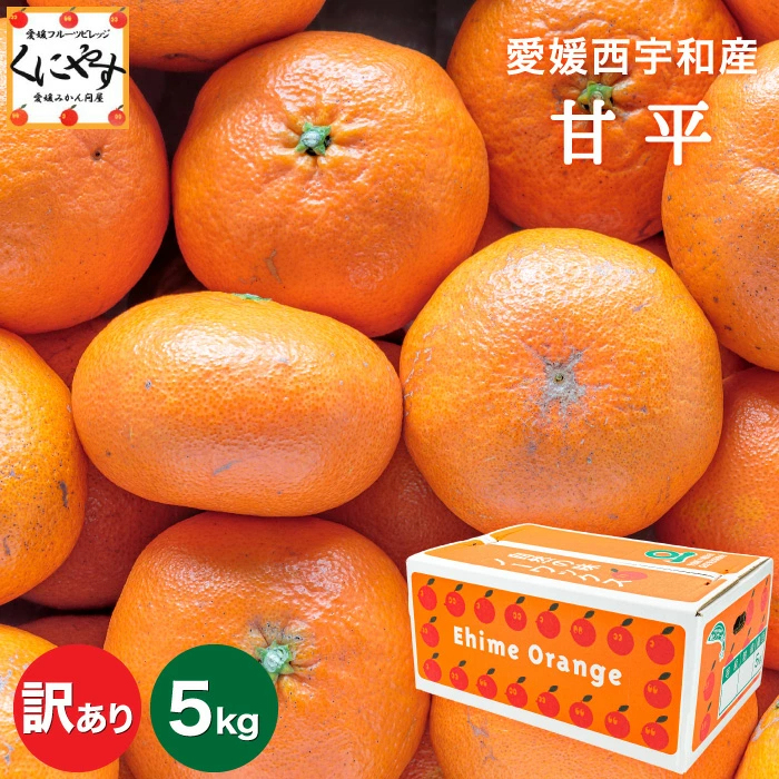 大豊作祭 期間限定 特価＼楽天スーパーセール 4日 20:00 スタート／★愛媛が誇る 高級みかん 希少品種★創業85年 愛媛 みかん の老舗【産地直送】愛媛産 甘平 かんぺい 訳あり 5kg 「訳あり甘平5」 甘平みかん 西宇和みかん