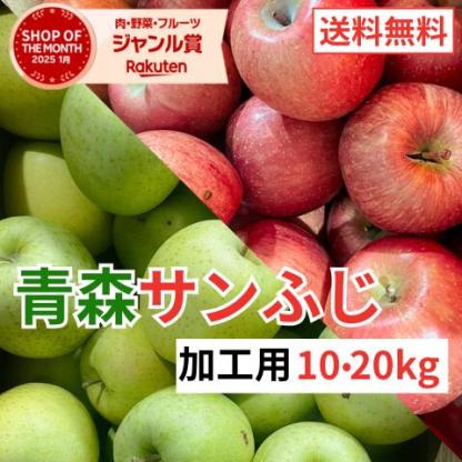 青森県産 加工用 りんご10,20kg 送料無料 激安 品種おまかせ 産地直送 訳ありりんご