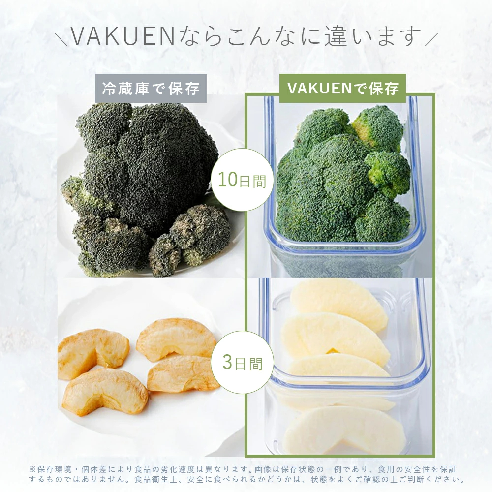 ＼3月1日 再販開始／【公式】VAKUEN プレミアム真空保存容器 強力密閉 BPAフリー 電子レンジ 食洗機 冷凍 耐熱 熱湯 コンテナ タッパー キャニスター 真空容器 電動 フードストッカー 野菜 米 調味料 ペットフード 液体 ギフト バクエン おしゃれ 保存容器 韓国製
