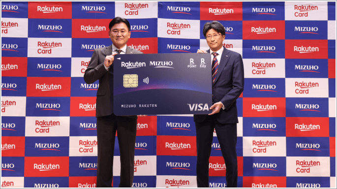 楽天カード、みずほフィナンシャルグループ