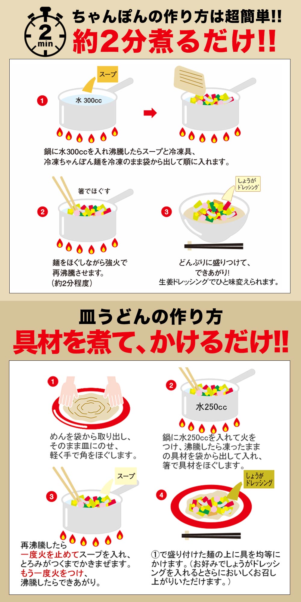 野菜たっぷり皿うどんの作り方