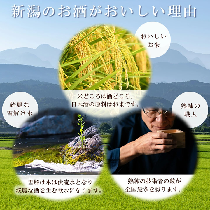 新潟の日本酒が美味しい理由