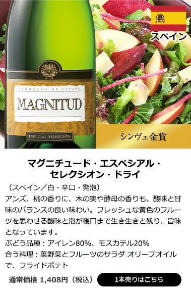 マグニチュード・エスペシアル・セレクシオン・ドライ（スペイン／白・辛口・発泡）