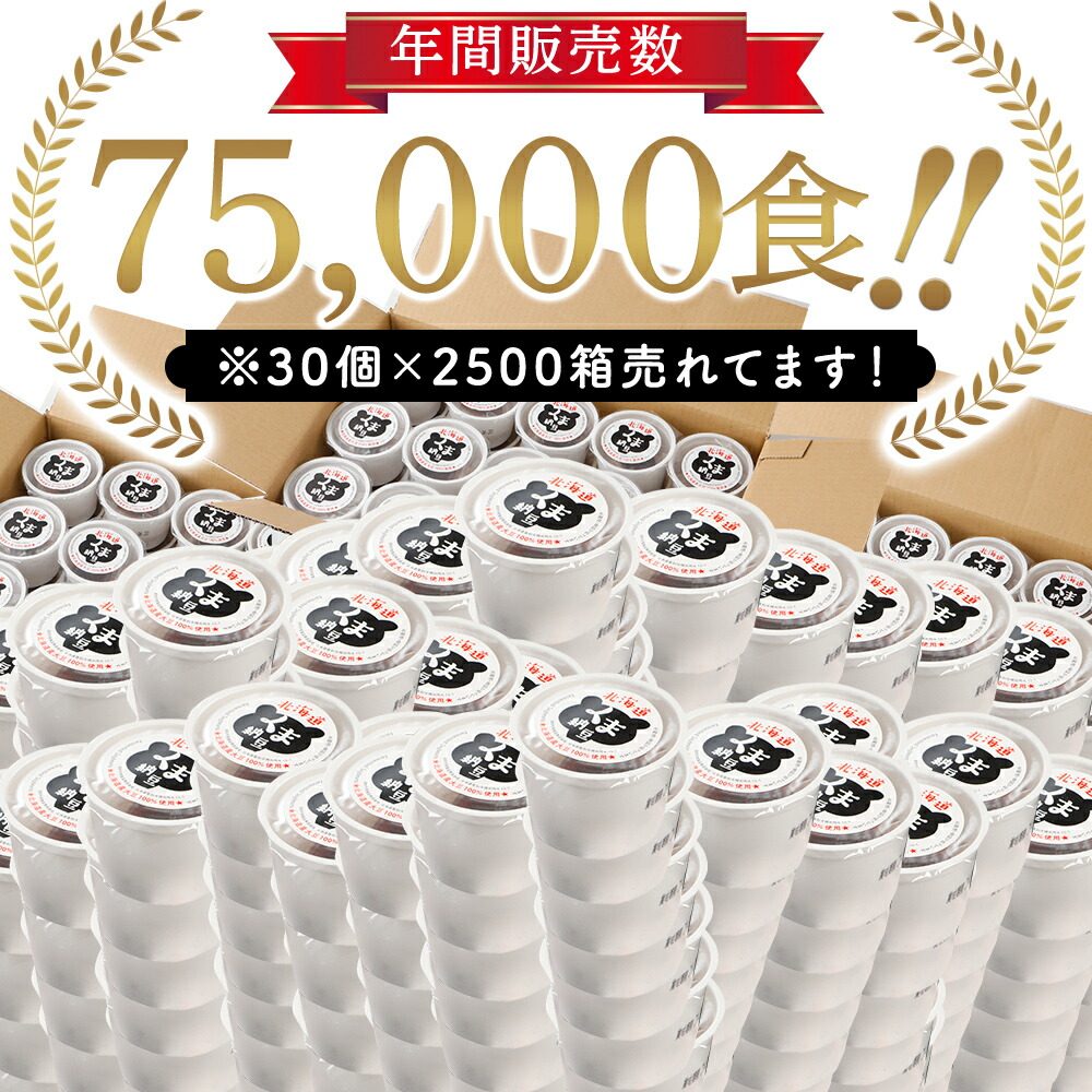 年間販売数 75000食