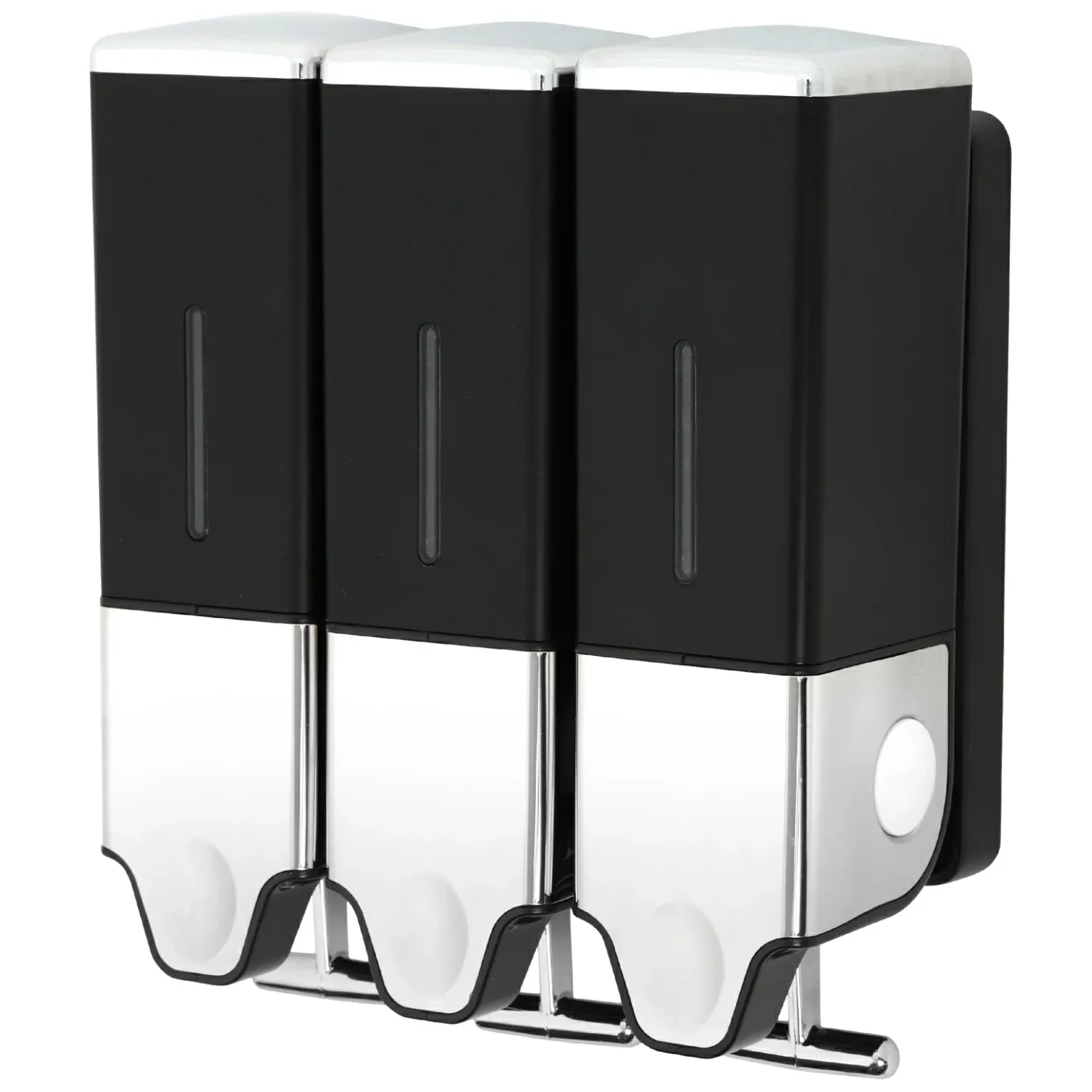 「レビュー投稿で１年保証」「累計10万本突破！」【大容量550ml＆大吐出量2-3ml】PREMM マグネット 壁掛け シャンプーディスペンサー 大容量 550ml×3本 550ml×2本