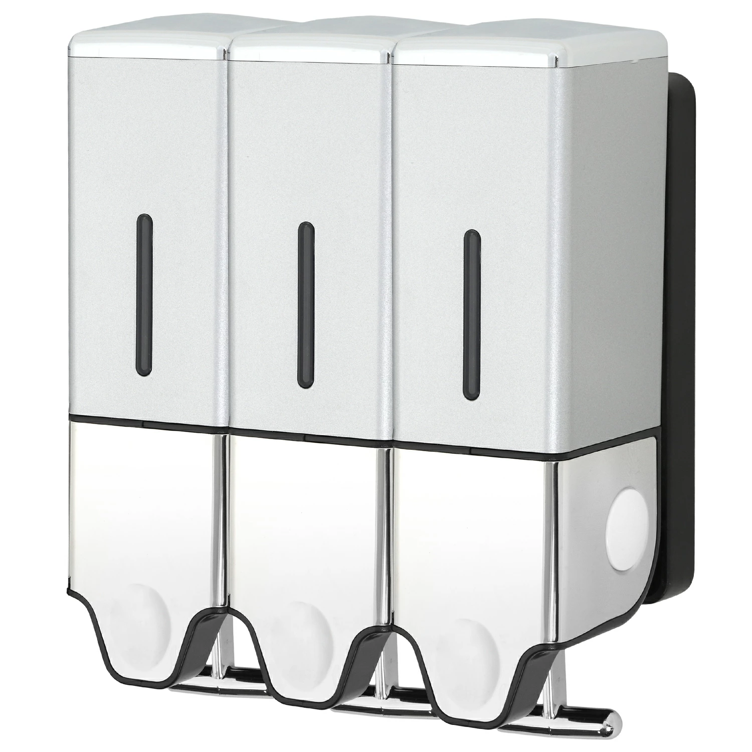 「レビュー投稿で１年保証」「累計10万本突破！」【大容量550ml＆大吐出量2-3ml】PREMM マグネット 壁掛け シャンプーディスペンサー 大容量 550ml×3本 550ml×2本