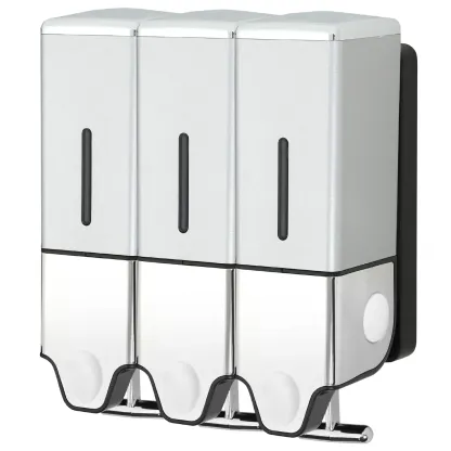 「レビュー投稿で１年保証」「累計10万本突破！」【大容量550ml＆大吐出量2-3ml】PREMM マグネット 壁掛け シャンプーディスペンサー 大容量 550ml×3本 550ml×2本