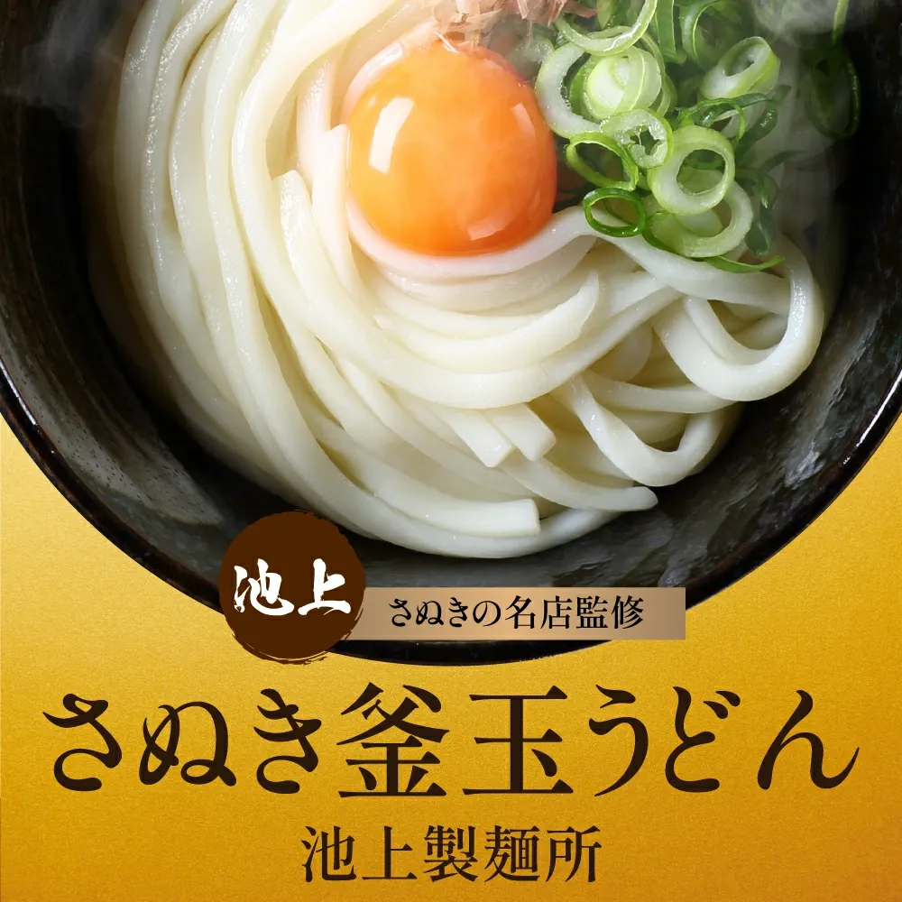 讃岐の老舗 池上製麺所 【選べる】釜玉うどん6食もしくは生そば4食 ギフト ご当地グルメ ご当地 グルメ プレゼント 内祝い 贈答用 お取り寄せ 蕎麦 食品ポイント消化