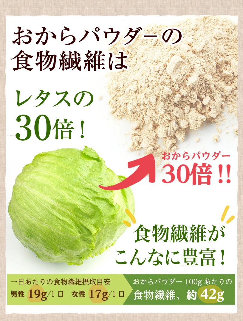 国産おからパウダー（超微粉） 500g 【送料無料】【メール便で郵便ポストにお届け】【代引不可】【時間指定不可】 国産大豆100％ [01] NICHIGA(ニチガ)