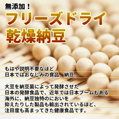 乾燥納豆250ｇ フリーズドライ製法 送料無料
