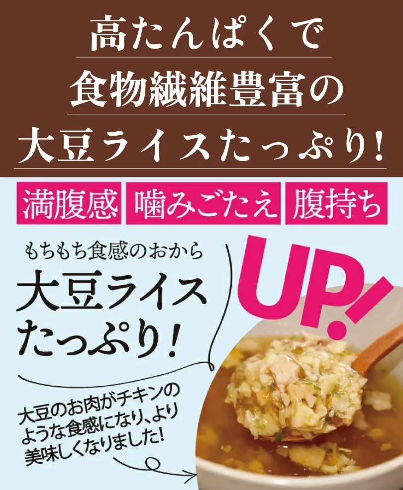 【福袋】ヘルシースタイル雑炊 6種類18食 ダイエット食品 ダイエット雑炊 置き換えダイエット ダイエット食品 低糖質 糖質制限 プロテイン タンパク質雑炊　ダイエット 低カロリー 糖質オフ 満腹感　大豆ミート　大豆ライス　福袋　バランス栄養 ぷるるん姫