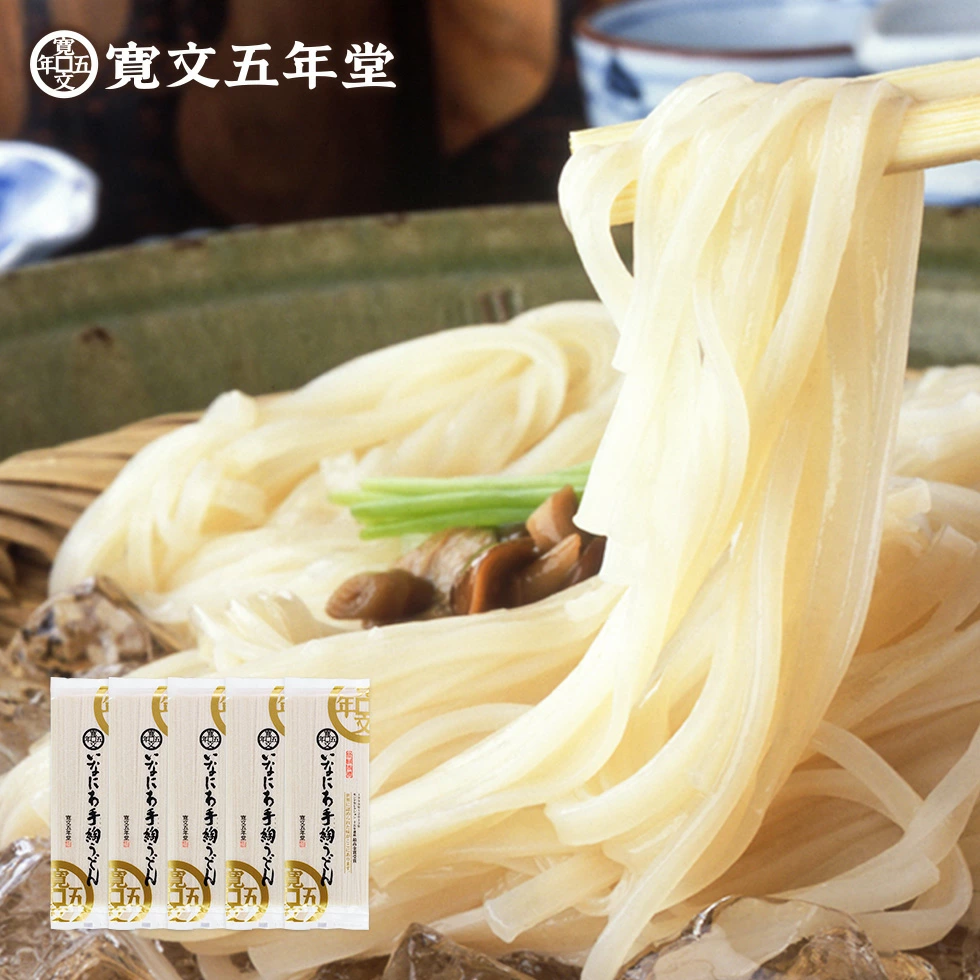 うどん 稲庭うどん 寛文五年堂 160g×5袋 / お返し グルメ 高級 詰め合わせ 保存食 時短 饂飩 長期保存 常温保存 歳暮 お歳暮 挨拶 秋田名産