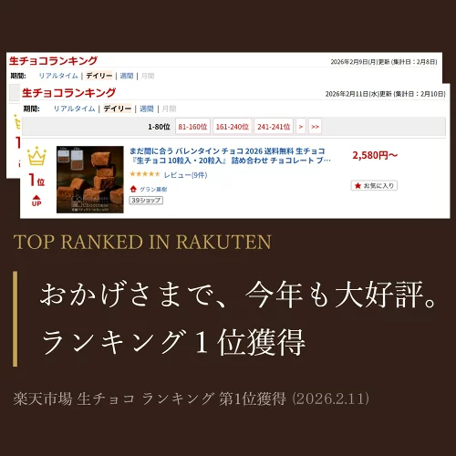 まだ間に合う バレンタイン チョコ 2026 送料無料 生チョコ 『生チョコ 10粒入・20粒入』 詰め合わせ チョコレート ブランド 高級 生チョコレート クーベルチュール カカオ スイーツ お菓子 洋菓子 プレゼント ギフト プチギフト 本命 義理チョコ 誕生日 ご褒美 お配り