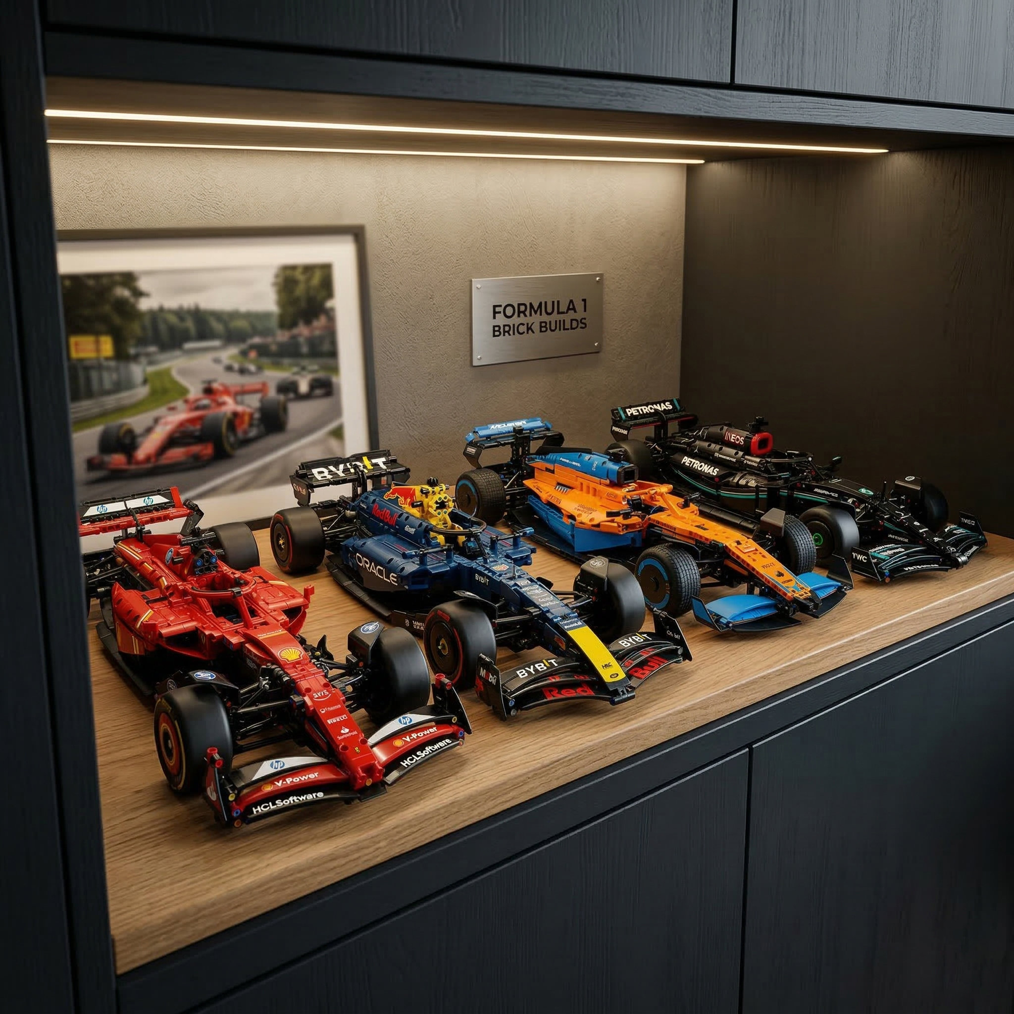 Premium F1 Racing Car Building Blocks – Collectible Formula Car Models (Multi-Style)