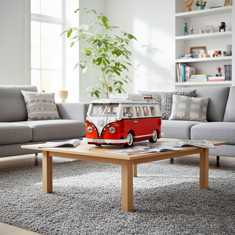 Classic Retro Camper Van building blocks model - chaoxingtoys