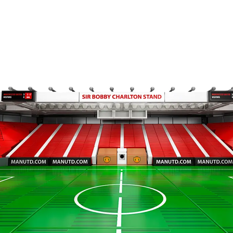 Historic Red Football Stadium building blocks model - chaoxingtoys