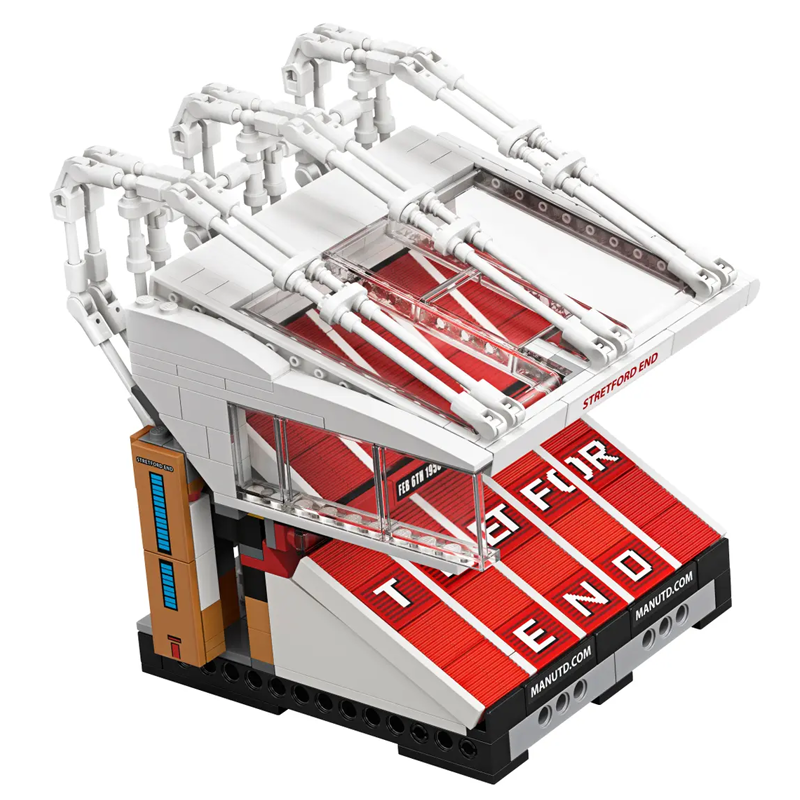 Historic Red Football Stadium building blocks model - chaoxingtoys