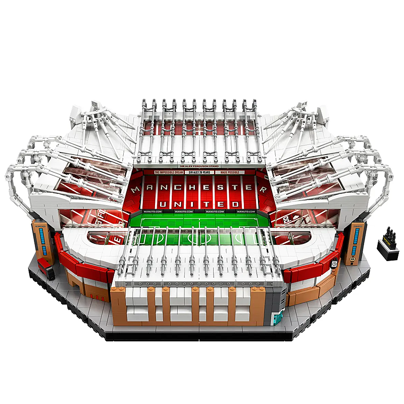 Historic Red Football Stadium building blocks model - chaoxingtoys