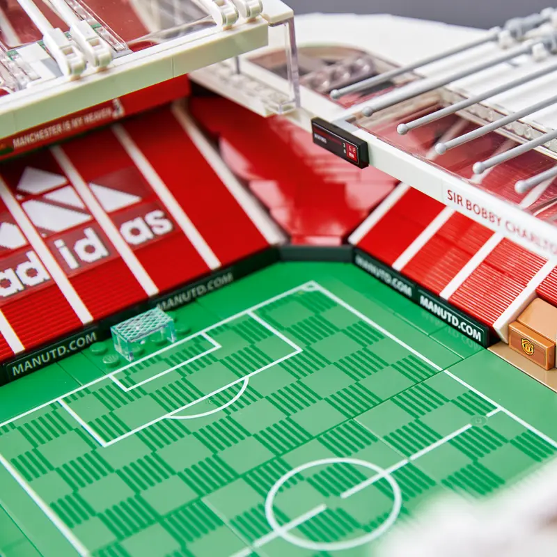 Historic Red Football Stadium building blocks model - chaoxingtoys