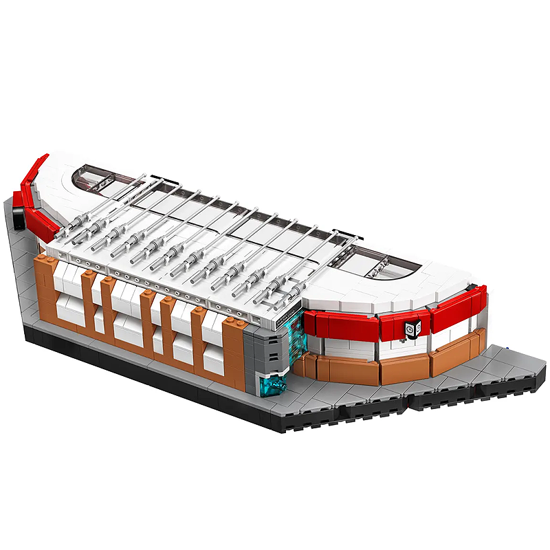 Historic Red Football Stadium building blocks model - chaoxingtoys