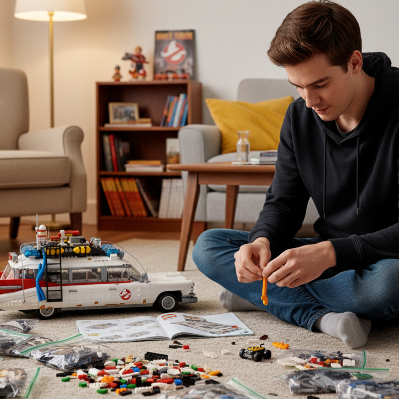 Paranormal Response Utility Vehicle building blocks model - chaoxingtoys