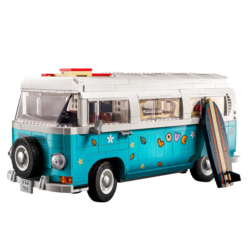 Vintage Camper Van building blocks model - chaoxingtoys