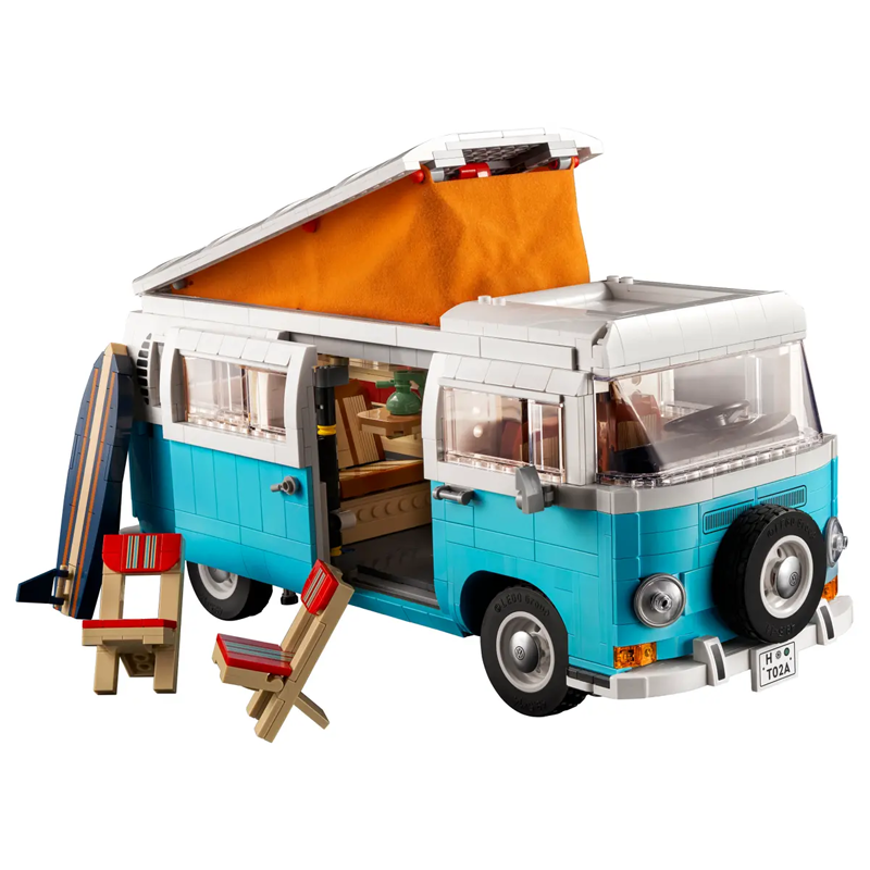Vintage Camper Van building blocks model - chaoxingtoys