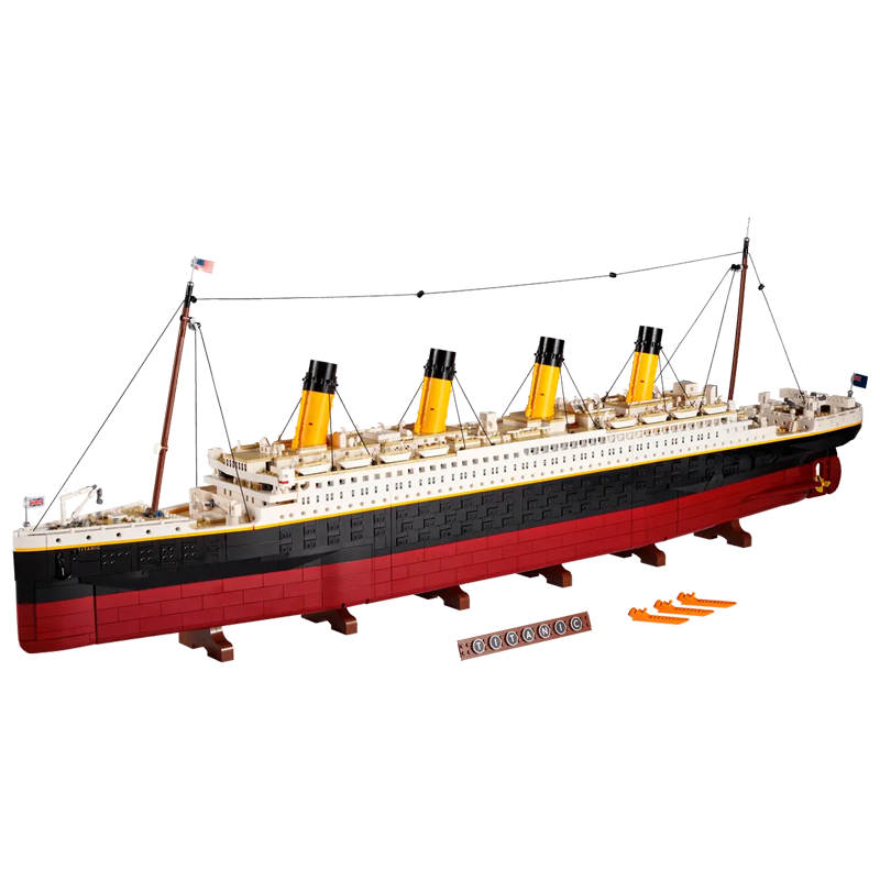 Historic Ocean Luxury Liner building blocks model - chaoxingtoys