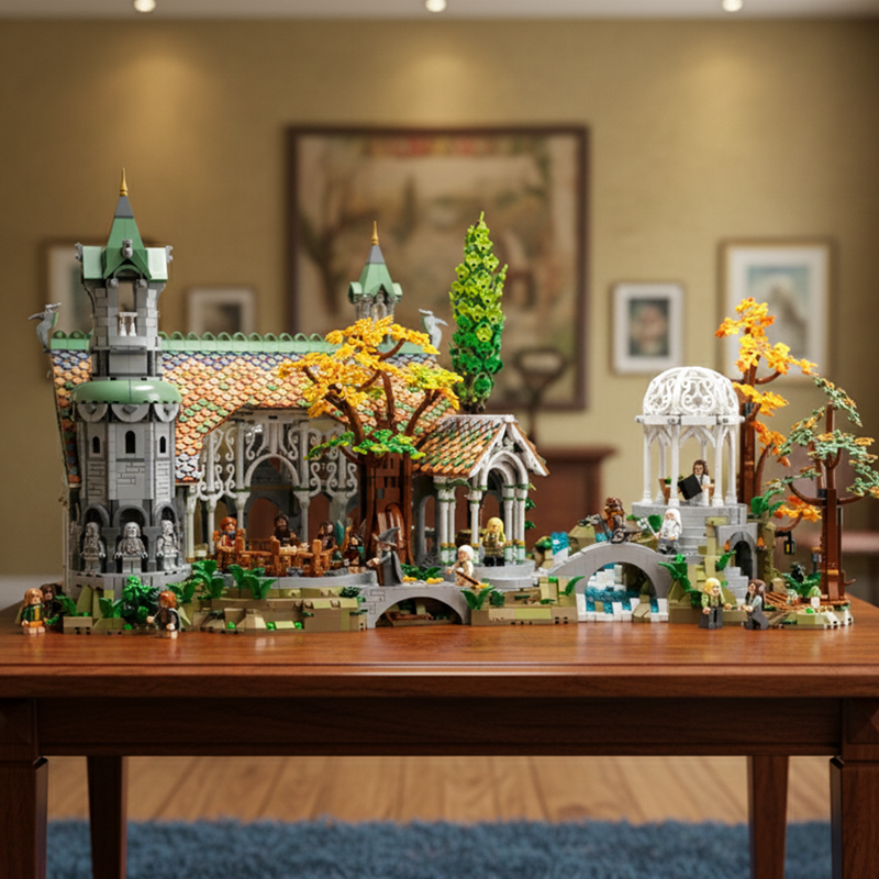 Icons Rivendell building blocks model - chaoxingtoys