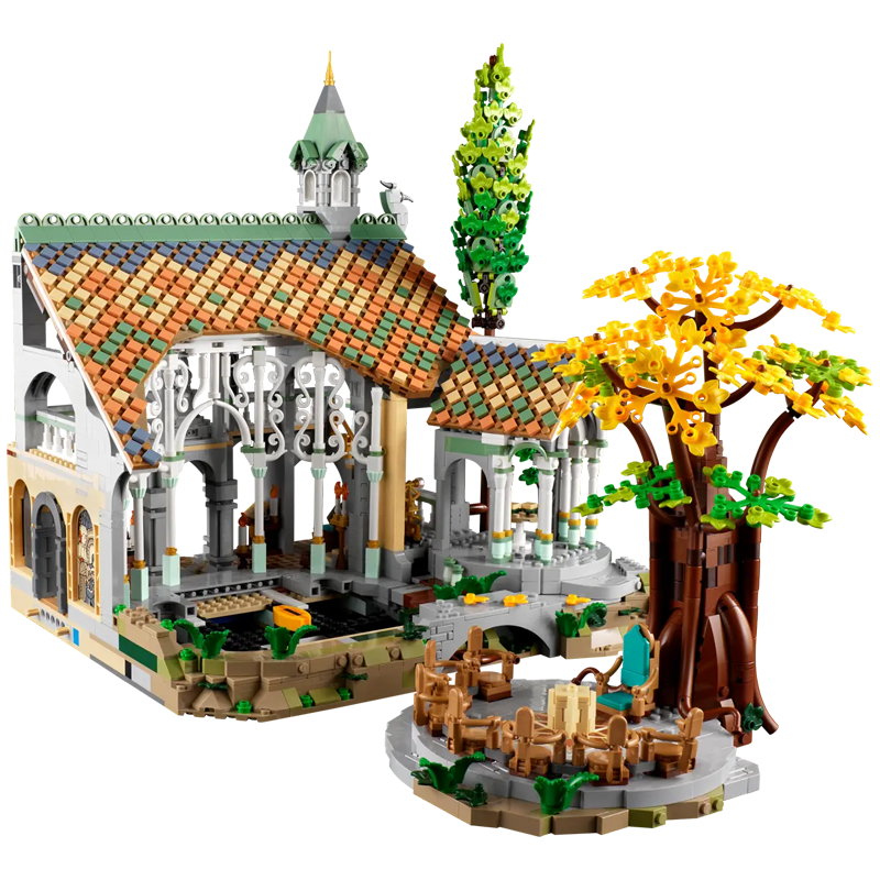 Icons Rivendell building blocks model - chaoxingtoys