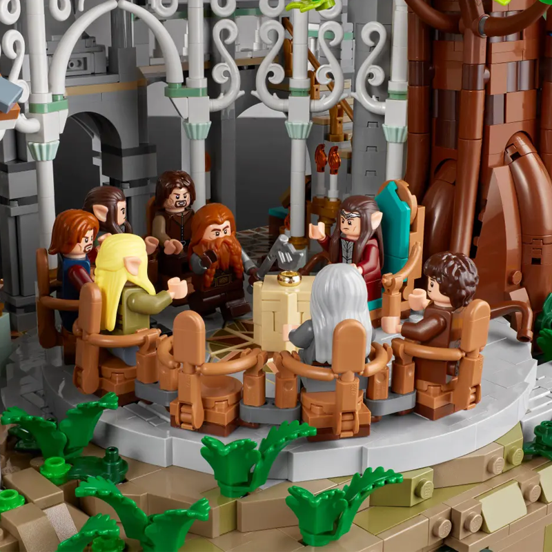 Icons Rivendell building blocks model - chaoxingtoys