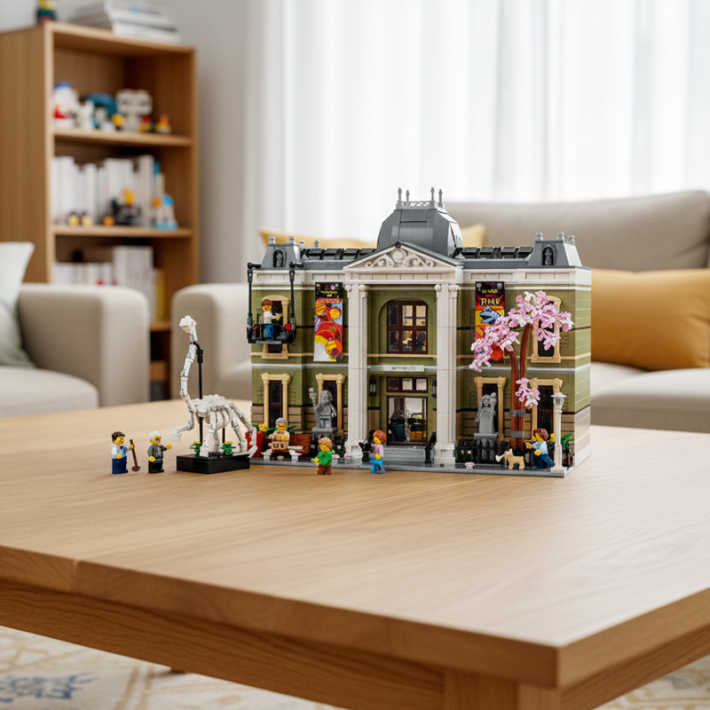 Grand Natural History Museum building blocks model - chaoxingtoys
