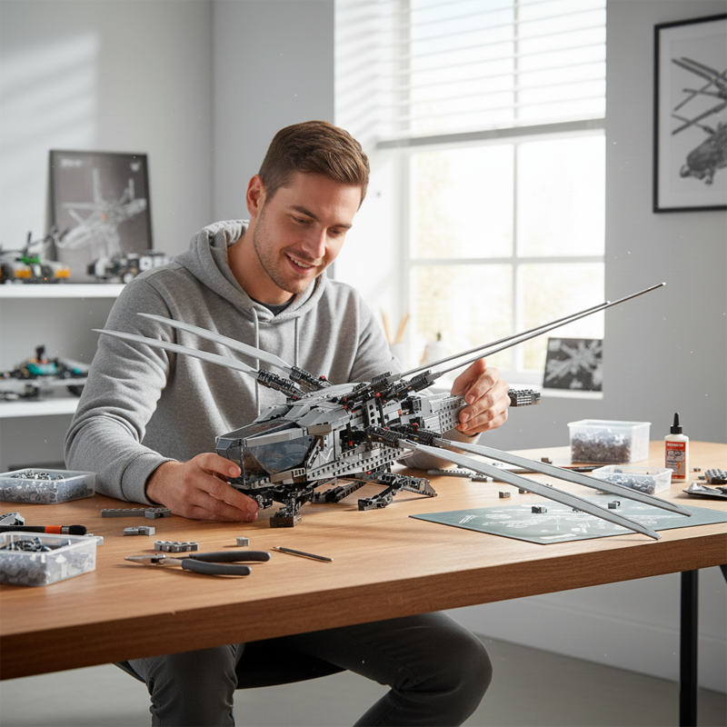 Dune Atreides Royal Ornithopter building blocks model - chaoxingtoys