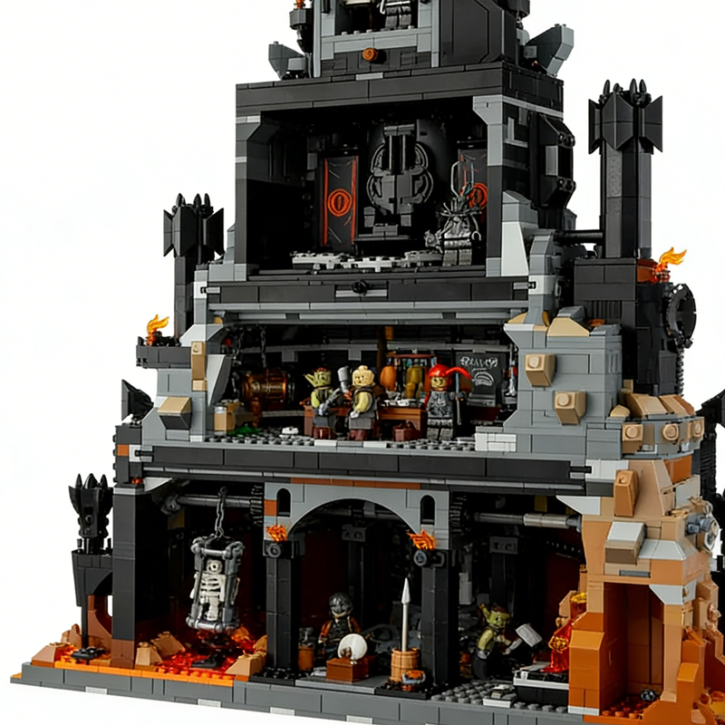 Dark Fortress of the Shadow Realm building blocks model - chaoxingtoys