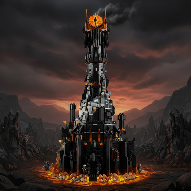 Dark Fortress of the Shadow Realm building blocks model - chaoxingtoys