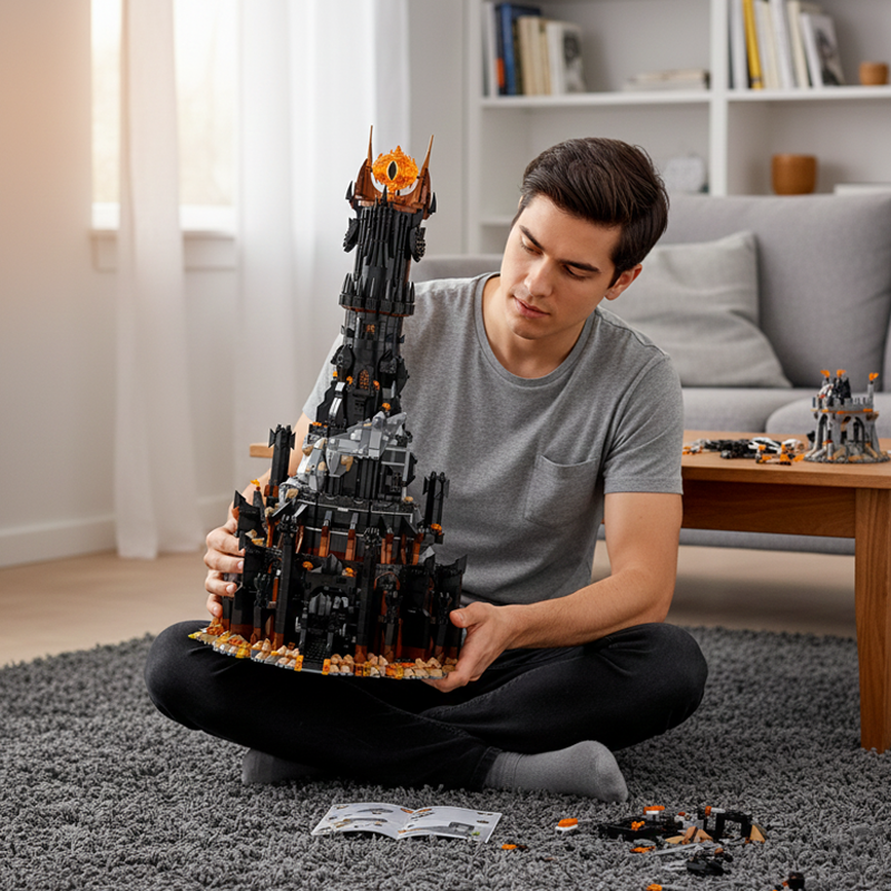 Dark Fortress of the Shadow Realm building blocks model - chaoxingtoys