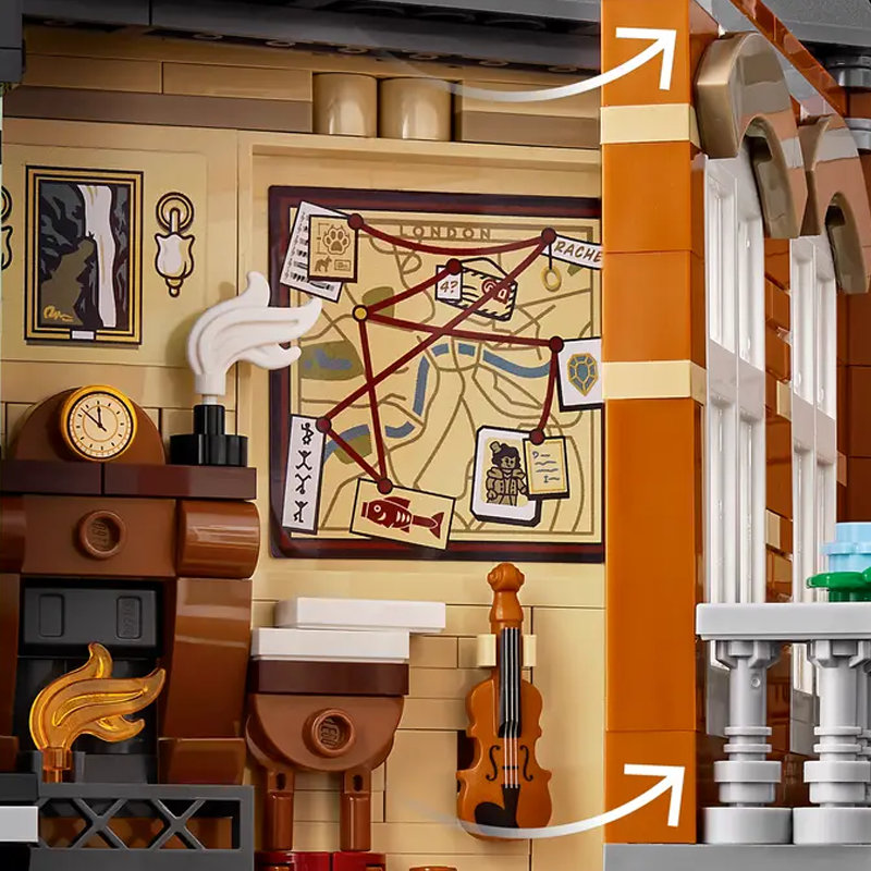 Sherlock Holmes: Book Nook building blocks model - chaoxingtoys