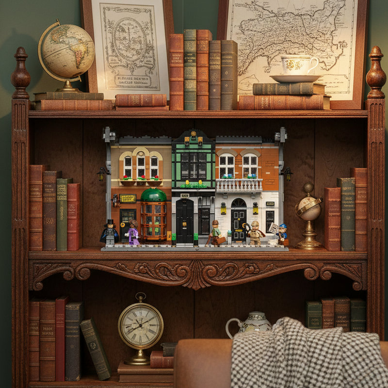 Sherlock Holmes: Book Nook building blocks model - chaoxingtoys