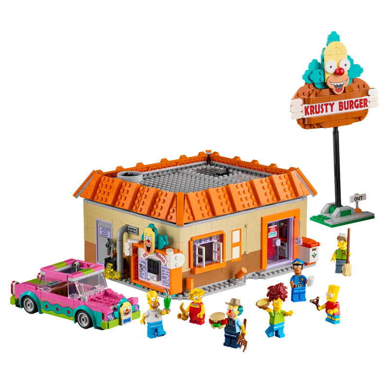 The Simpsons Krusty Burger building blocks 10352