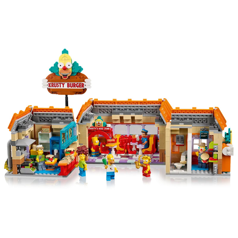 The Simpsons Krusty Burger building blocks 10352