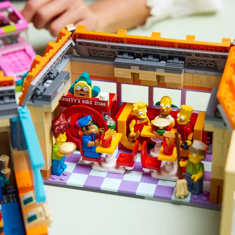 The Simpsons Krusty Burger building blocks 10352